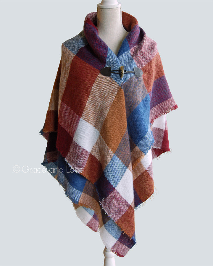 Blanket Scarf/Toggle Poncho