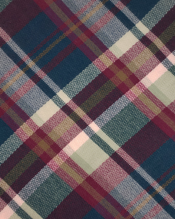 Plaid Triangle Scarf