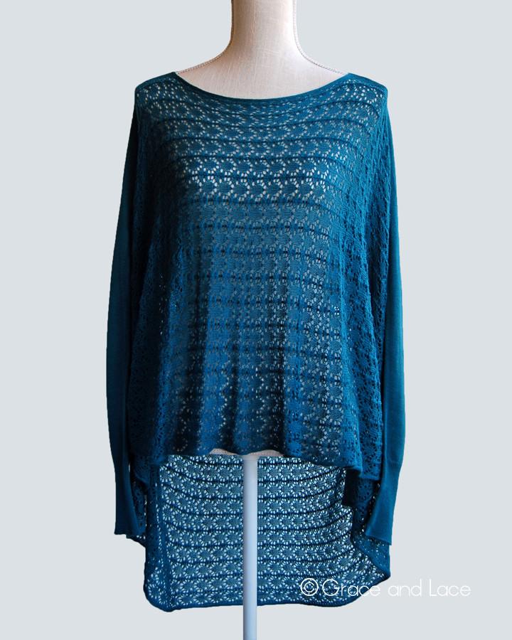 Grace & Lace Open Knit Light Weight Two Fit Knit Cardigan - Babe Outfitters