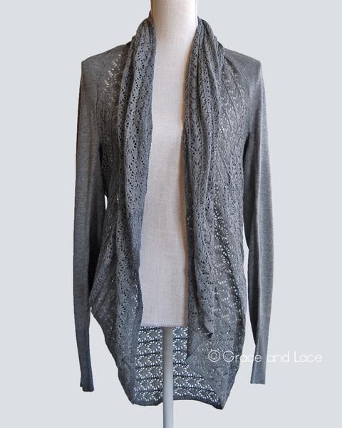 Grace & Lace Open Knit Light Weight Two Fit Knit Cardigan - Babe Outfitters