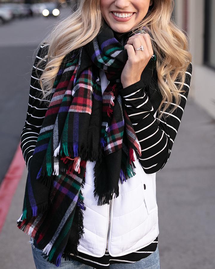 Winter Weight Pocket Poncho/Scarf