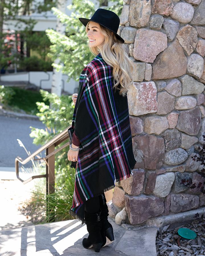 Winter Weight Pocket Poncho/Scarf