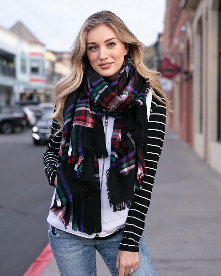 Winter Weight Pocket Poncho/Scarf