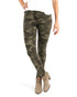 Grace & Lace Camo Mid Rise Zip up Jeggings - Babe Outfitters