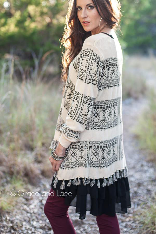 Grace & Lace Chiffon High-Low Extenders - Babe Outfitters