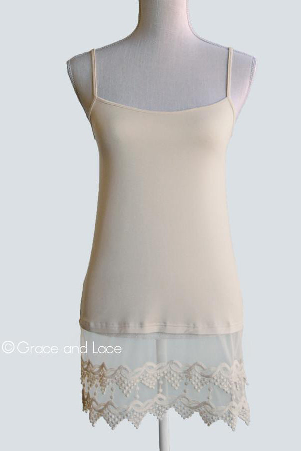 Grace & Lace Pointed Lace Top Extenders - Babe Outfitters