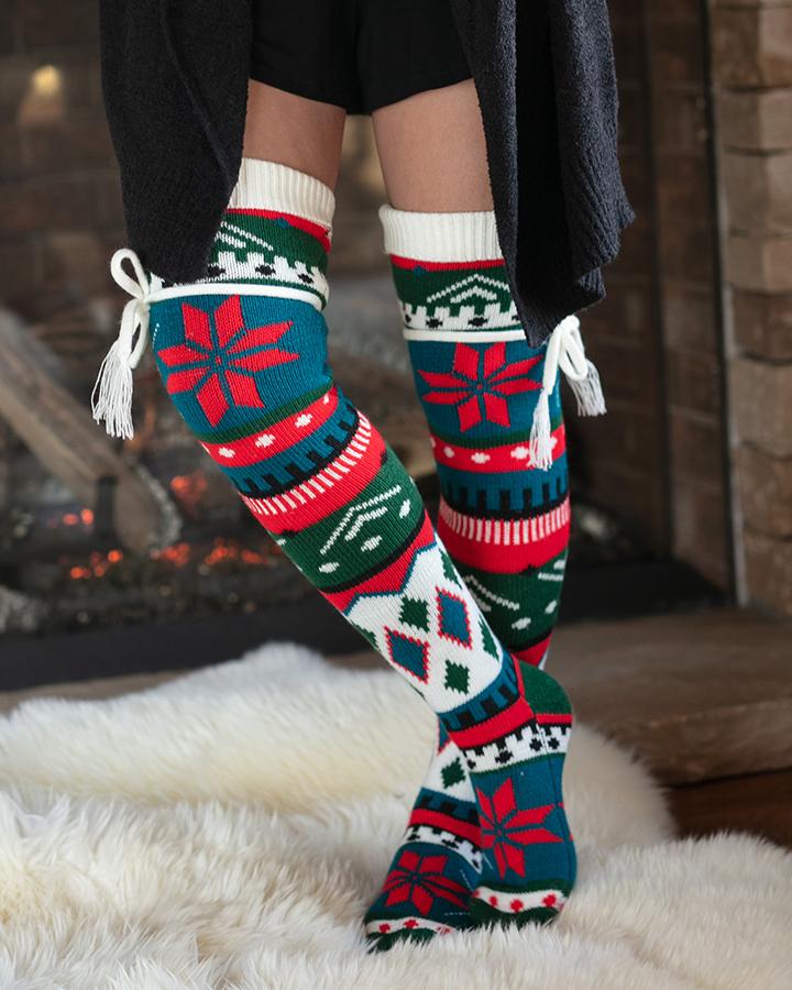 Alpine Thigh High Boot Socks