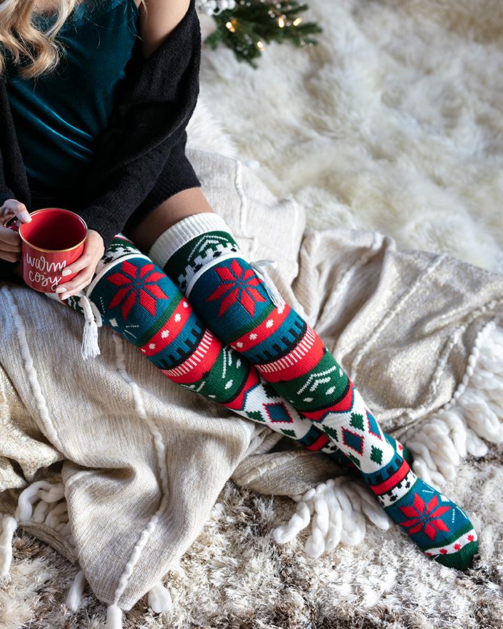 Alpine Thigh High Boot Socks