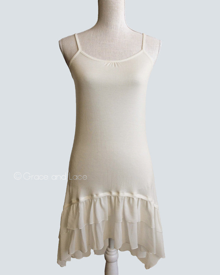 Grace & Lace Chiffon High-Low Extenders - Babe Outfitters