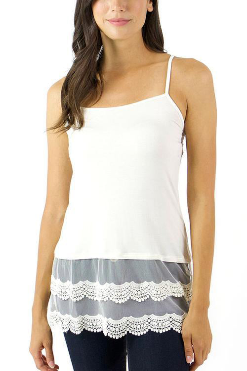 Grace & Lace Scallop Lace Top Extenders - Babe Outfitters