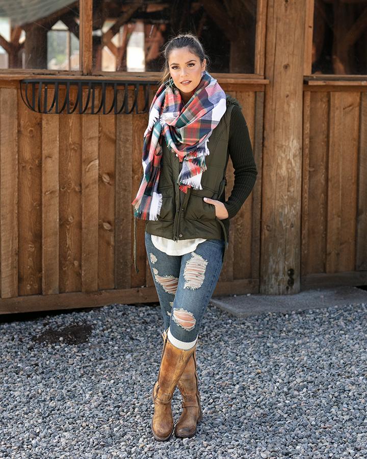 Winter Weight Pocket Poncho/Scarf