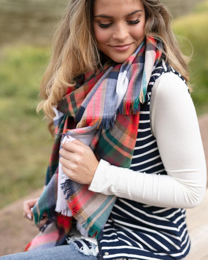Winter Weight Pocket Poncho/Scarf