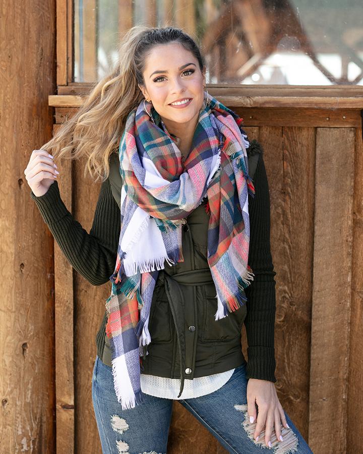 Winter Weight Pocket Poncho/Scarf