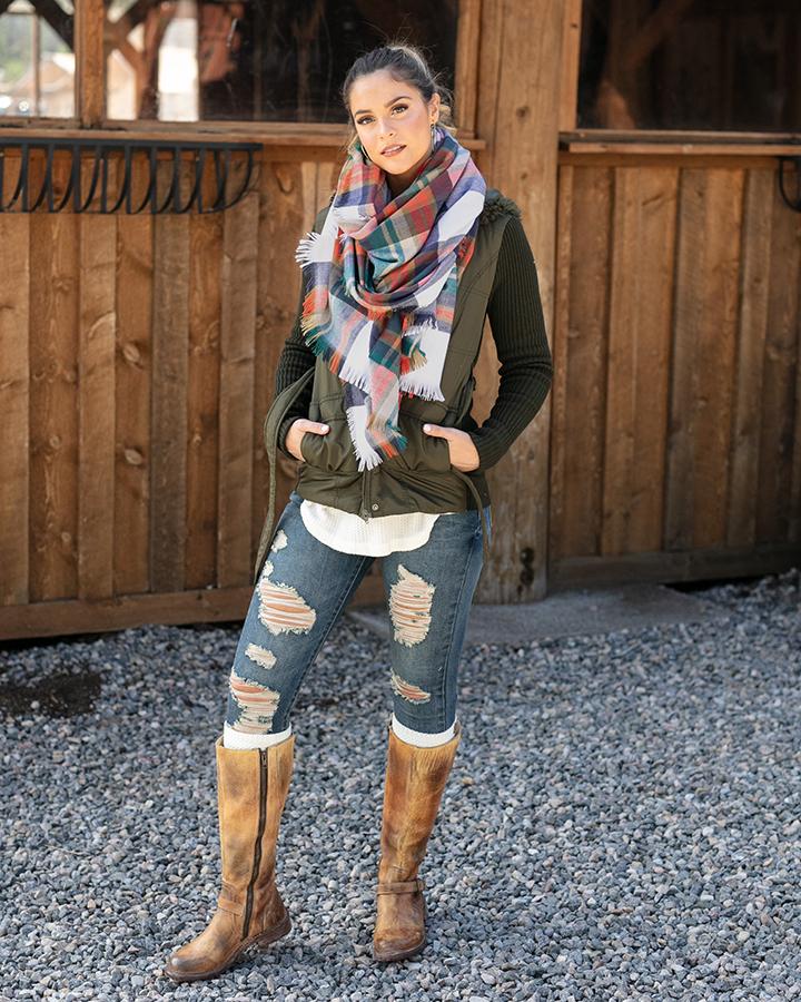 Winter Weight Pocket Poncho/Scarf