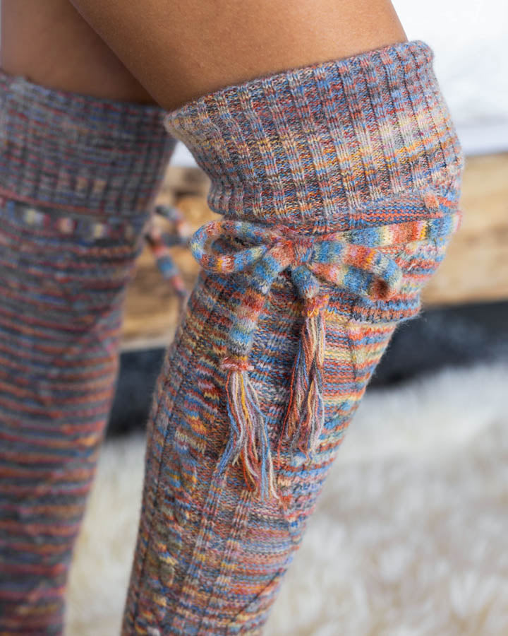 Alpine Thigh High Boot Socks