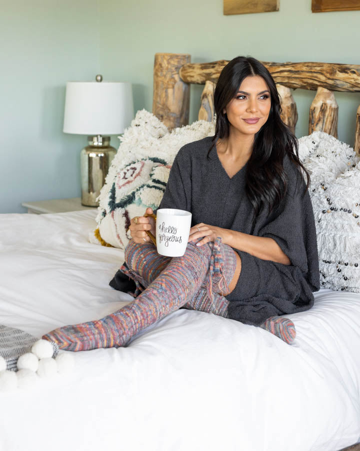 Alpine Thigh High Boot Socks