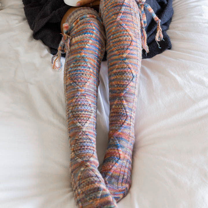 Alpine Thigh High Boot Socks