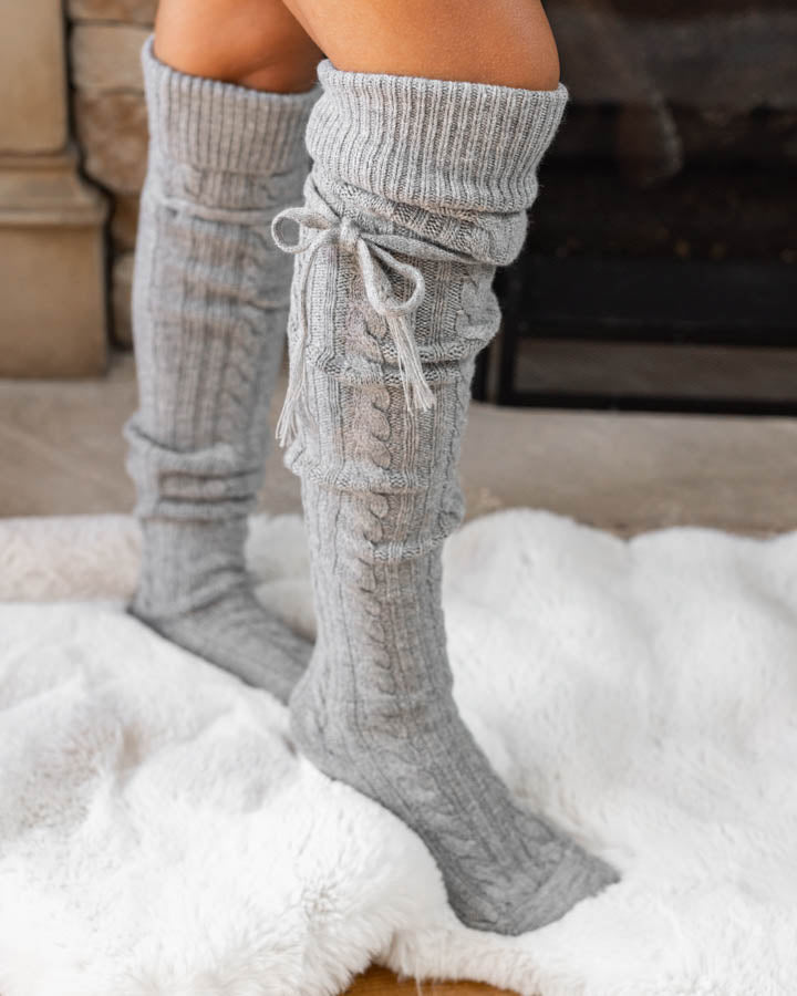Alpine Thigh High Boot Socks