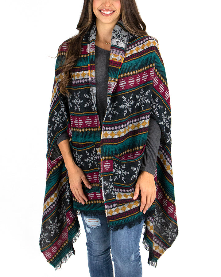 Grace & Lace Pocket Poncho/Scarf