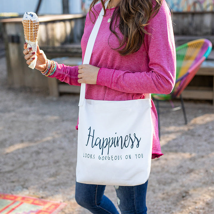 Quote Tote (Happiness)