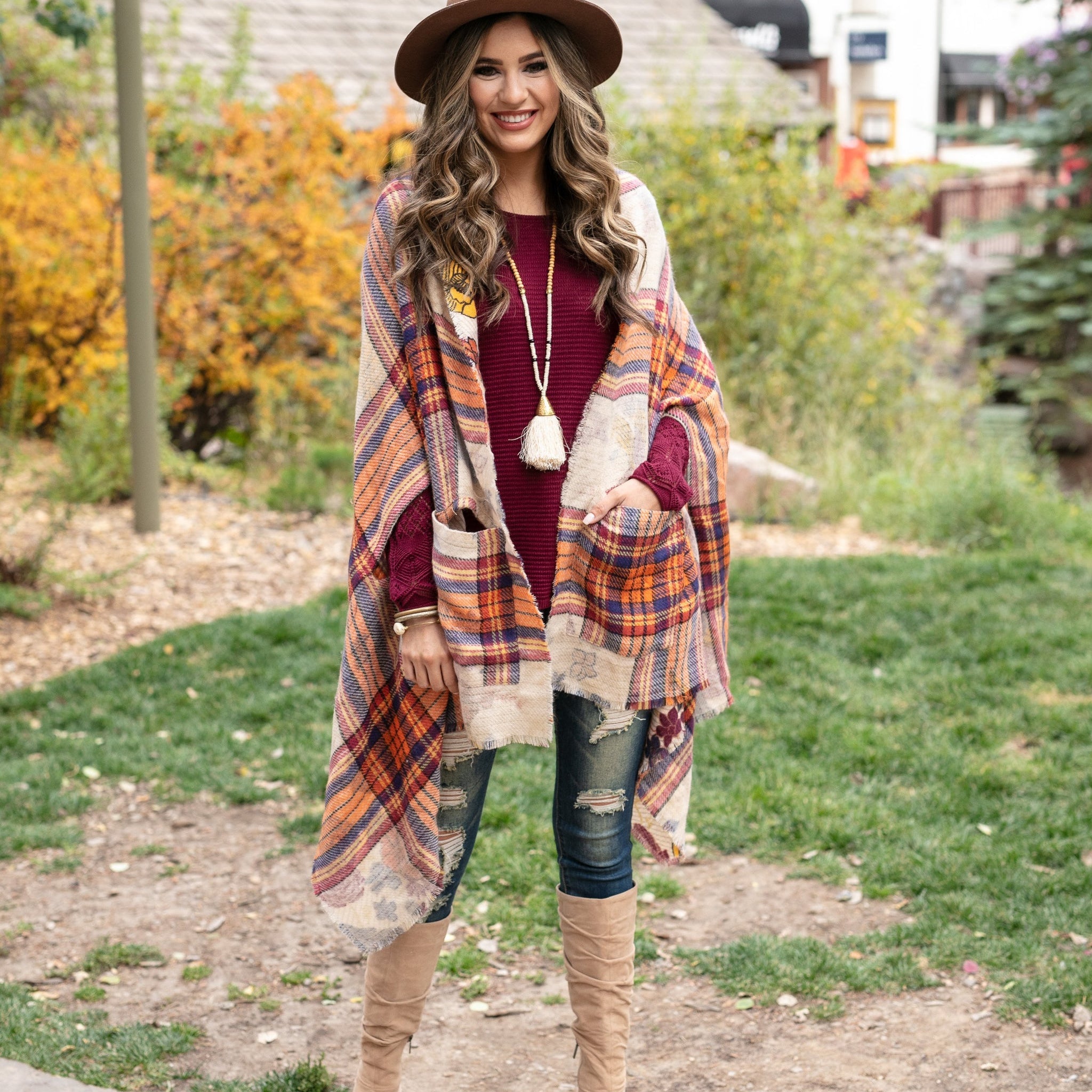 Reversible Pocket Poncho