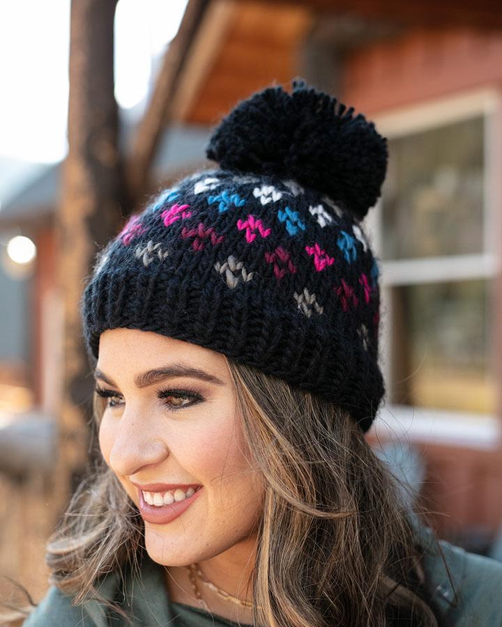 Reversible Pom Hat (Roxbery)