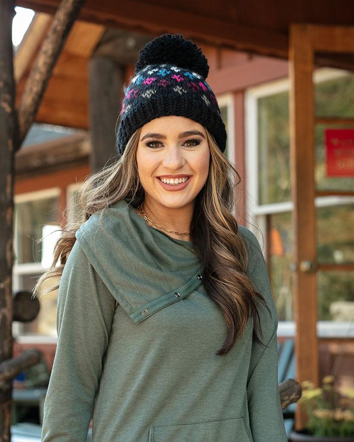 Reversible Pom Hat (Roxbery)