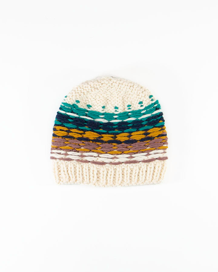 Grace & Lace Reversible Pom Hat (Snowcap)