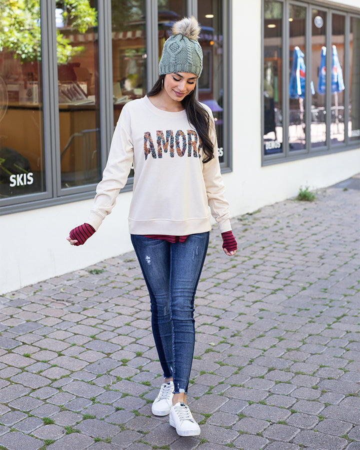 Spruce Cable Knit Beanie