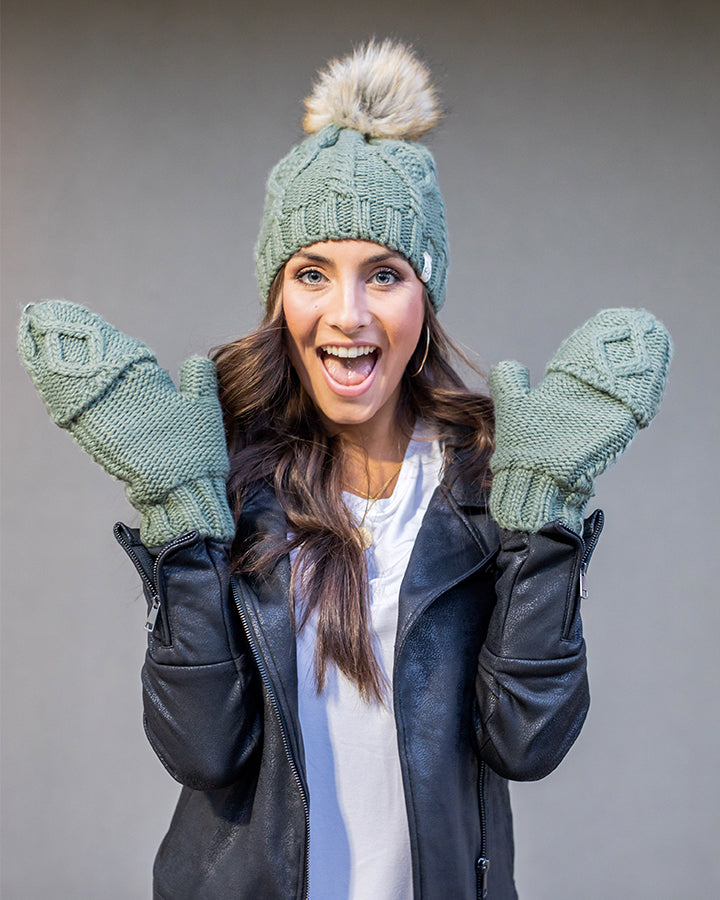 Spruce Cable Knit Beanie