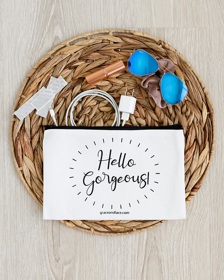 Zippered Keep-All Bag (Hello Gorgeous)