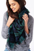 Cheer Up Blanket Scarf (Green Plaid Combo) - Babe Outfitters