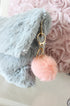 Furry Pom Pom Clutch - Babe Outfitters
