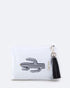 Cactus Tassel Charm Canvas Pouch - Babe Outfitters