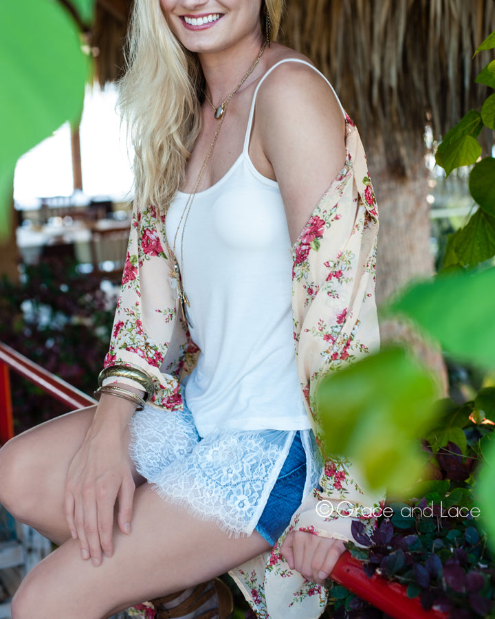 Grace & Lace Chantilly Lace Top Extender - Babe Outfitters