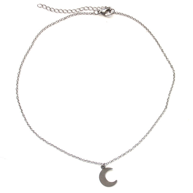 Crescent Moon Choker - Babe Outfitters