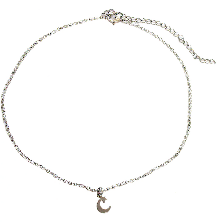 Dainty Moon and Star Choker - Babe Outfitters