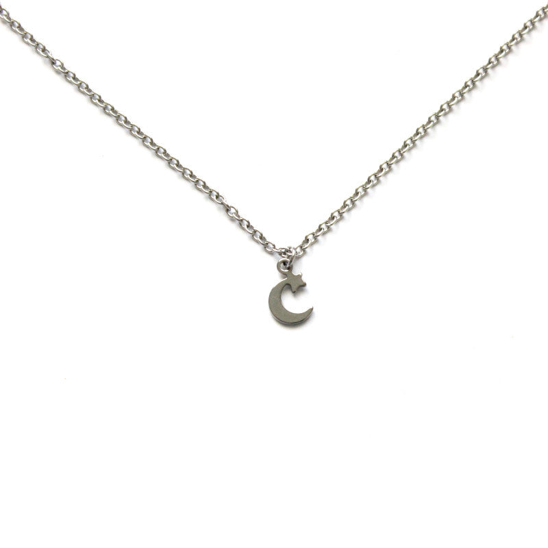 Dainty Moon and Star Choker - Babe Outfitters