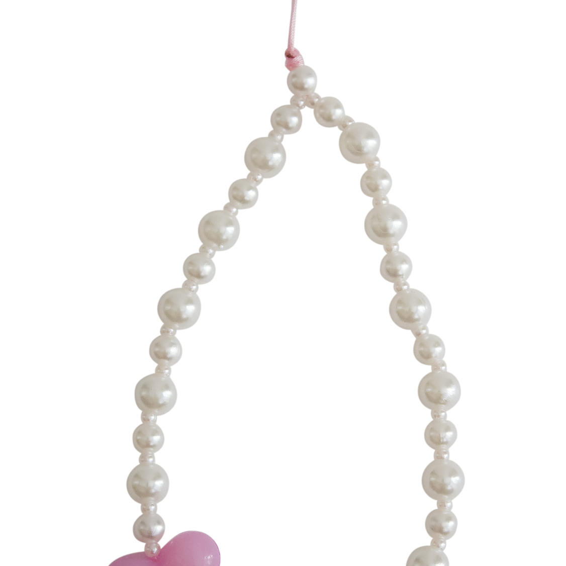 Phone Charm (Heart Pearl)