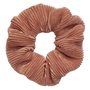 Priscilla Pleated Scrunchie in Peach