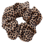Quinn Spotted Scrunchie in Tan