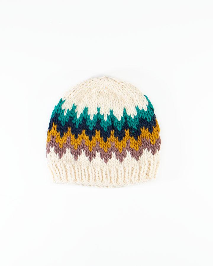 Reversible Pom Hat (Snowcap)