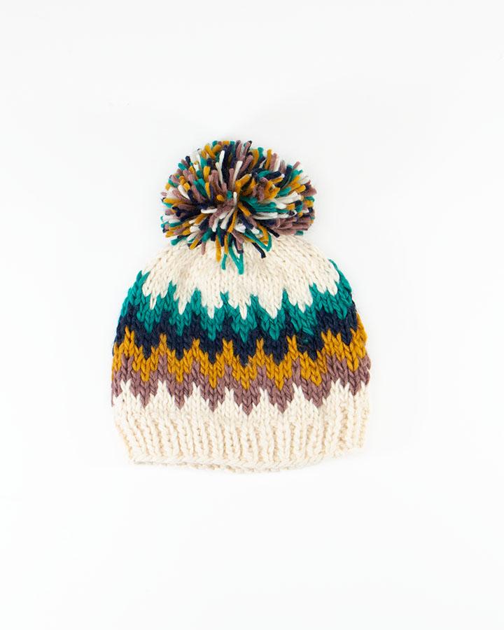 Reversible Pom Hat (Snowcap)