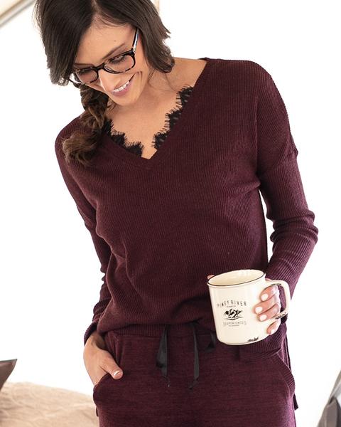 Grace and lace 2025 snow day sweater
