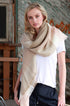 Cozy Days Blanket Scarf (Blush & Taupe Color Block) - Babe Outfitters