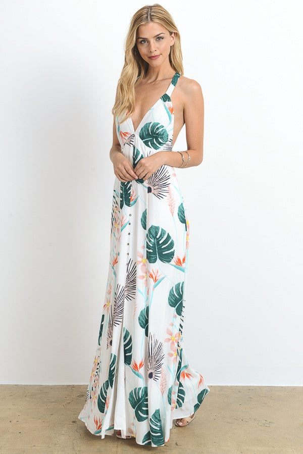 Paradise Found Maxi Dress - Babe Outfitters