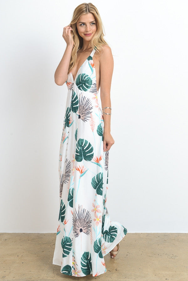 Paradise Found Maxi Dress - Babe Outfitters