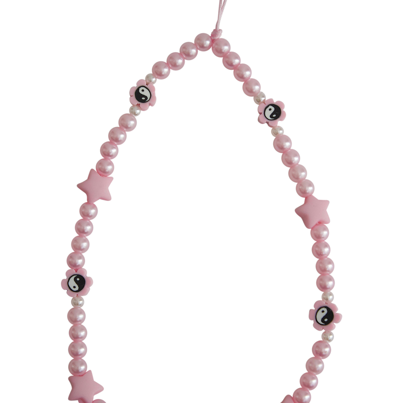 Phone Charm (Pink Yin Yang)