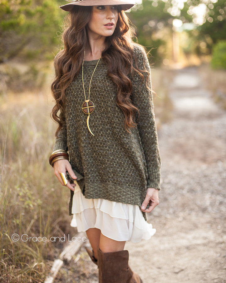 Grace & Lace Chiffon High-Low Extenders - Babe Outfitters