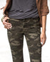 Grace & Lace Camo Mid Rise Zip up Jeggings - Babe Outfitters